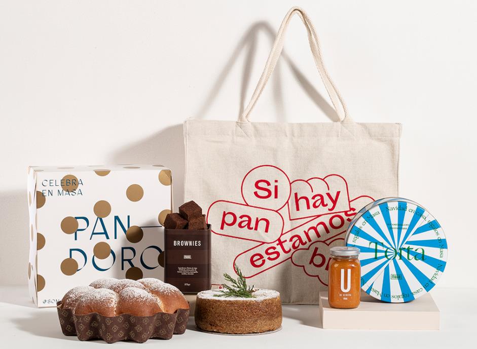 圣誕節Masa面包店包裝設計