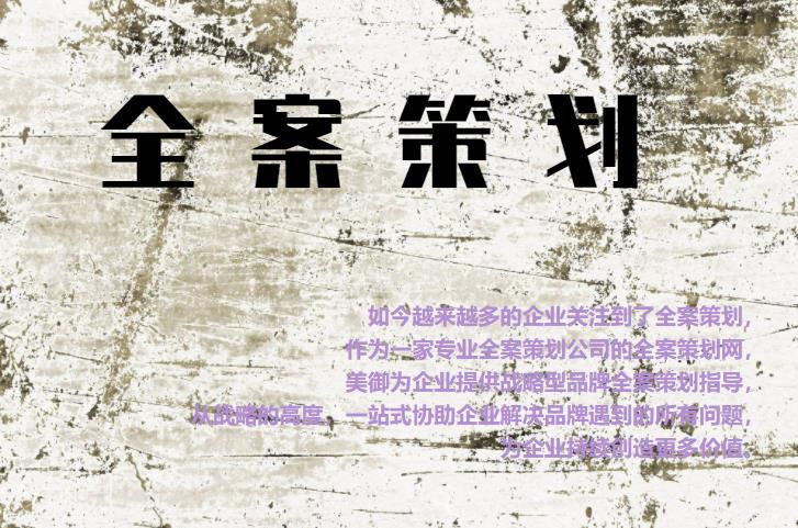 專業(yè)全案策劃網(wǎng)，為企業(yè)提供戰(zhàn)略型品牌全案策劃指導(dǎo)