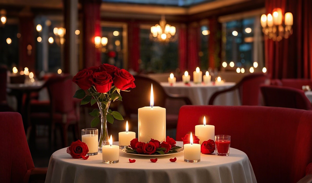 餐飲企業情人節品牌調性布置方案-美御